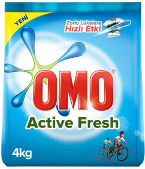 Omo Active Fresh Toz Çamaşır Deterjanı 4 kg Deterjan kullananlar yorumlar